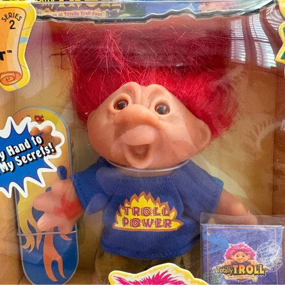 Playmates OLLIE GRINDER Totally Troll Skateboarder Vintage Doll 2001 Series 2 - Picture 8 of 8